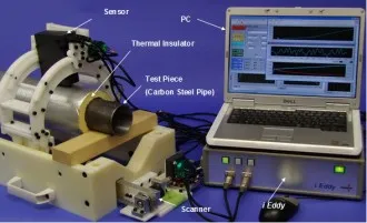 電磁誘導非破壊検査装置のイメージ